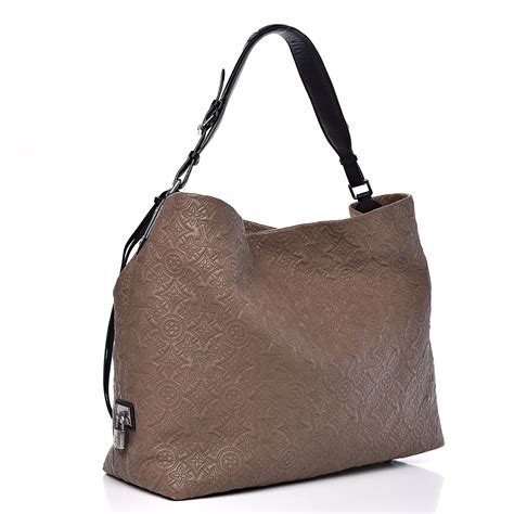 LOUIS VUITTON Monogram Lambskin Antheia Hobo PM Fumee 